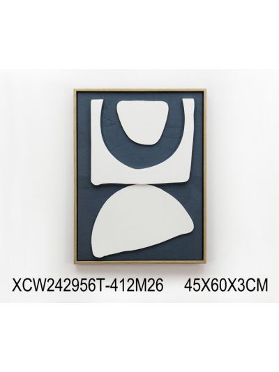 Naturale B Framed Canvas with 3D Objects 80X80X5.2CM (XCC242698A)