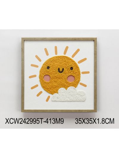 Milo A Framed Canvas with 3D Objects 40X50X2.2CM (XCW243178T)