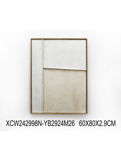 Milo B Framed Canvas with 3D Objects 40X50X2.2CM (XCW243179T)