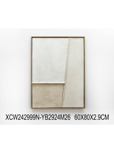 Chocolate A Framed Canvas with 3D Objects 50X70X3.5CM (XCW242806T)