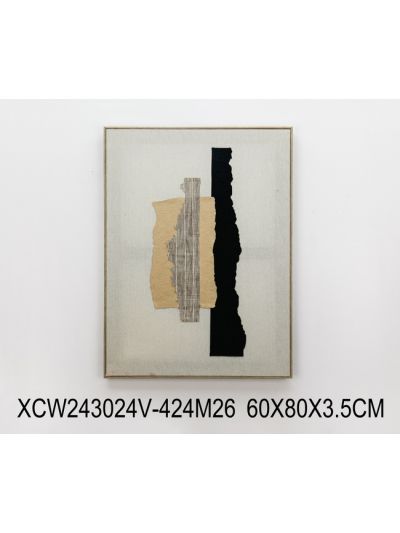 Havanna Framed Canvas with 3D Objects 45X60X3CM (XCW242956T)