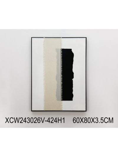 Butterscotch A Framed Canvas with 3D Objects 60X80X2.9CM (XCW242998N)