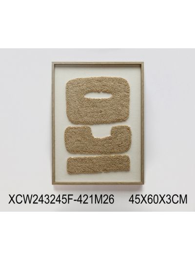 Clay A Framed Canvas with 3D Objects 50X70X3CM (XCC242166E)