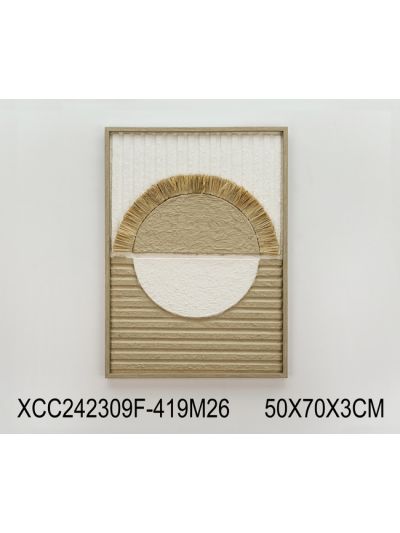 Xoxo  Framed Canvas with 3D Objects 30X40X3CM (XCW243358T)