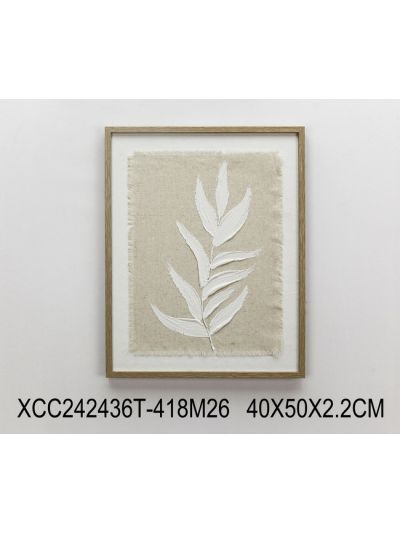 Bali A Framed Canvas with 3D Objects 30X40X2.2CM (XCC240497F)