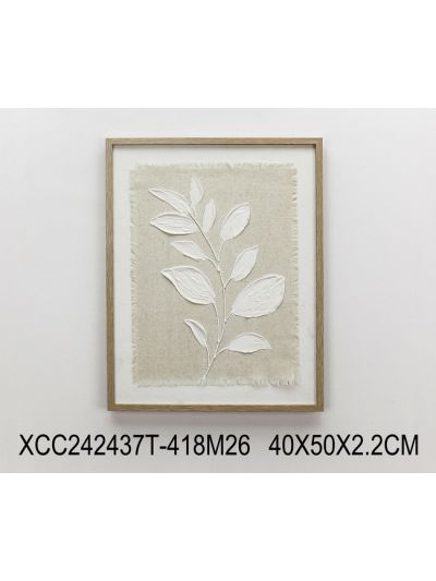 Bali B Framed Canvas with 3D Objects 30X40X2.2CM (XCC240498F)