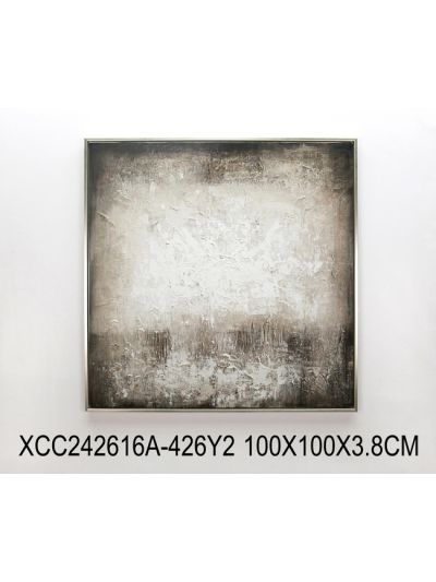 Dino A Framed Canvas with 3D Objects 30X30X2CM (XCW243252F)