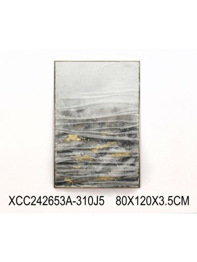 Miami A Framed Canvas with 3D Objects 40X50X2.5CM (XCC241794R)