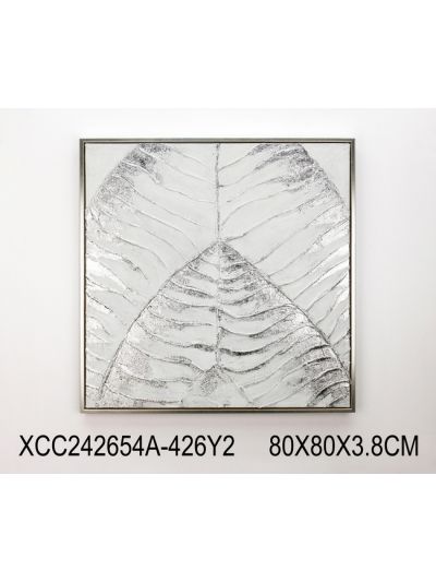 Miami B Framed Canvas with 3D Objects 40X50X2.5CM (XCC241795R)