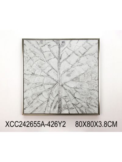 Linen A Framed Canvas with 3D Objects 45X60X2.2CM (XCC241828T)