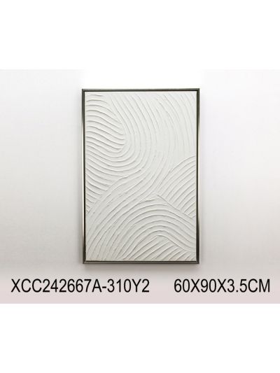 Toronto A Framed Canvas with 3D Objects 45X60X3CM (XCC241850G)