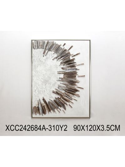 Simplicity A Framed Canvas with 3D Objects 40X50X2.2CM (XCC242148M)