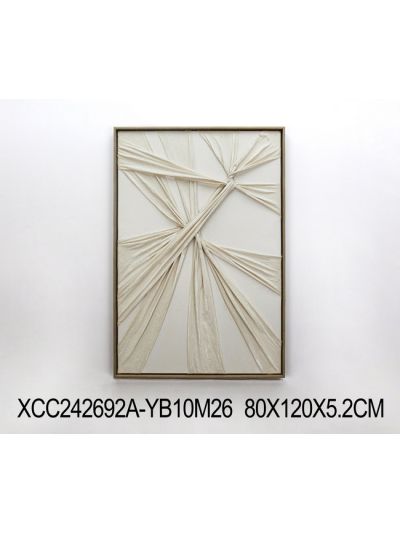 U&ME  A Framed Canvas with 3D Objects 45X60X2.2CM (XCC242152M)