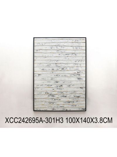 Blush A Framed Canvas with 3D Objects 50X70X3CM (XCC242188F)