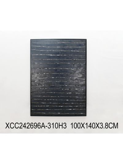 Blush B Framed Canvas with 3D Objects 50X70X3CM (XCC242189F)