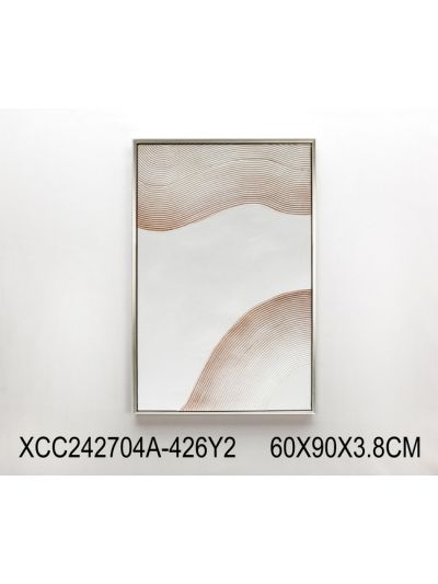 Blessed B Framed Canvas with 3D Objects 50X70X3CM (XCC242229Y)