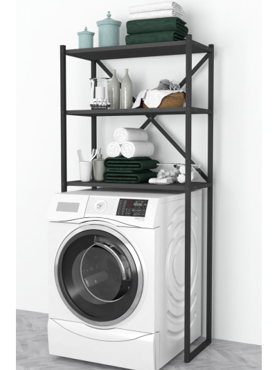 METAL BATHROOM ORGANIZER-ANTHRACITE