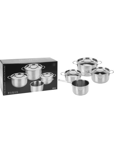 CASSEROLE STAINLESS SET 7PCS
