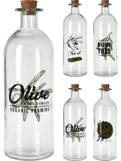 BOTTLE WITH CORK LID 500ML