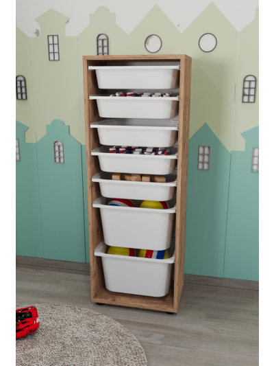 7 BASKETS MULTIFUNCTIONAL PERA CABINET-PINE