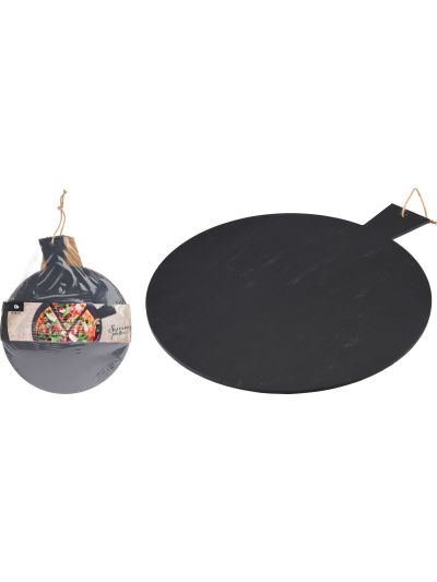 SERVING PLATE SLATE 430X350MM