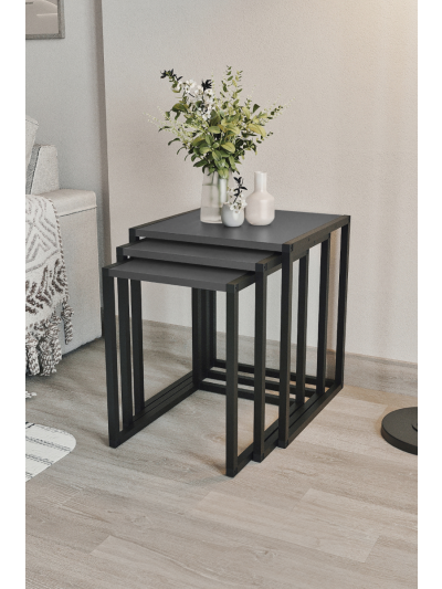 METAL NESTING TABLE-ANTHRACITE
