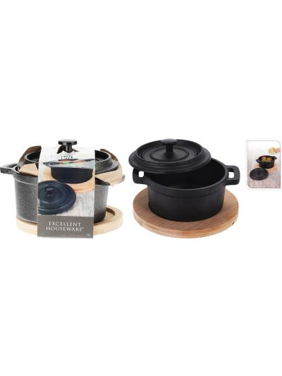 TAPAS DISH SET CAST IRON