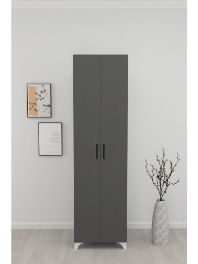 2 DOORS MULTIPURPOSE CABINET-ANTHRACITE