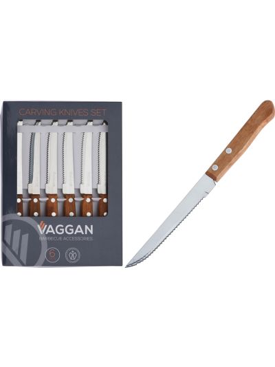 STEAK KNIFE SET 6PCS