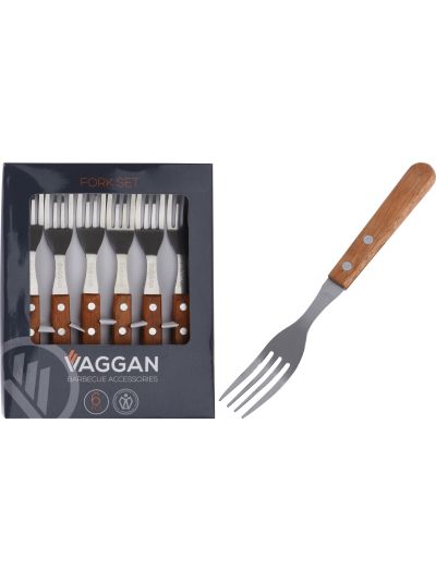 STEAK FORK SET 6PCS