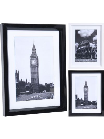 PHOTO FRAME 21X16CM 2ASS CLR