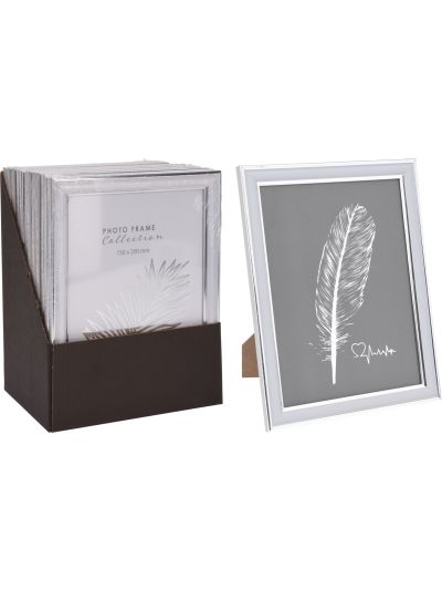 PHOTO FRAME PS SILVER 17X22CM