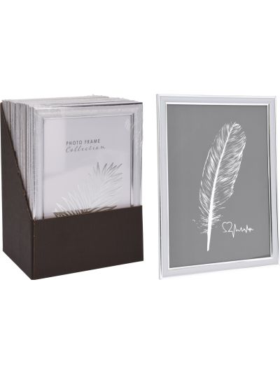 PHOTO FRAME PS SILVER 23X32CM