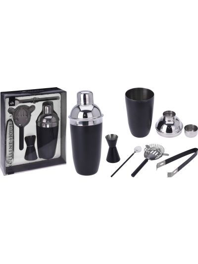 COCKTAIL SHAKER SET 5PCS MATT