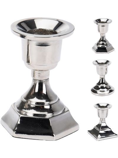 CANDLE HOLDER ALUMINIUM 3ASS