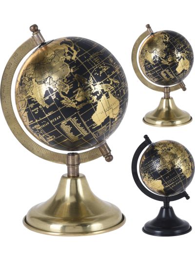 GLOBE 5INCH ON METAL STAND