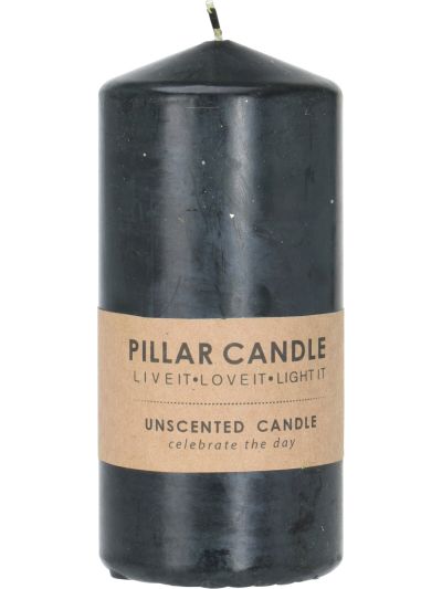 CANDLE 14CM BLACK