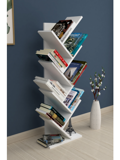 TREE BOOKSHELF-WHITE