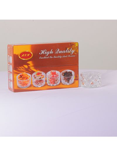 6PCS BOWL CLEAR W256-