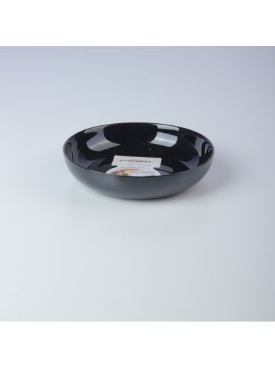 FRIEND'S TIME BLACK ASSIETTE TAJINE PLATE 21 P6361