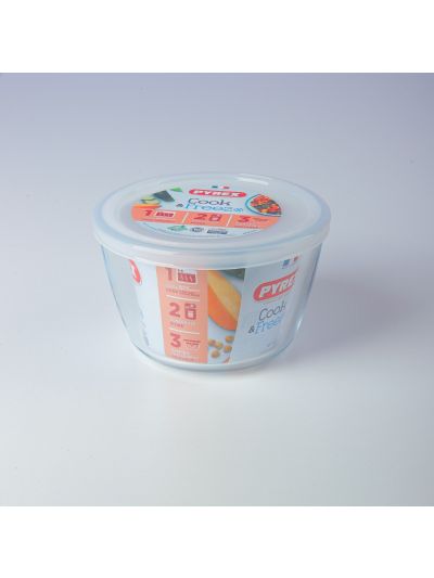 COOK&FREEZE ROUND ROAST PX 1L1 + LID WHT TLC 154P001