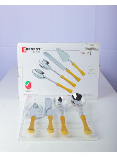 ONDA GOLD 4PCS CAKE & SALAD SERVER SET H2512936