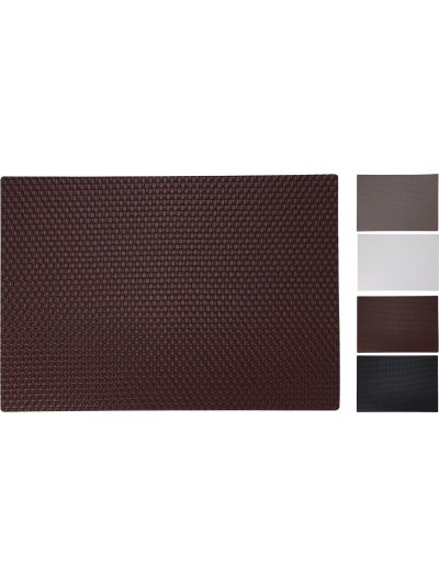 PLACEMAT PU WITH FELT 43X30CM
