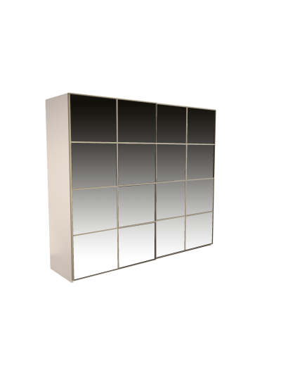 Blush Sliding Wardrobe 264*69*227