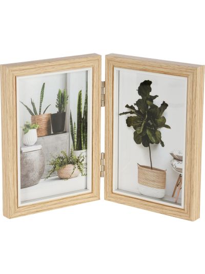PHOTO FRAME 2PCS MDF 2X10X15CM