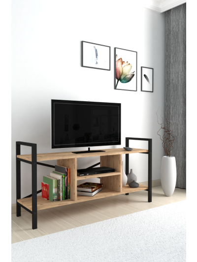 METAL TV STAND-PINE