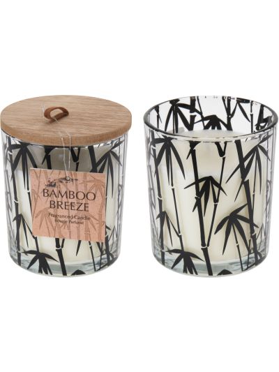 CANDLE IN GLASS JAR WITH PRINT