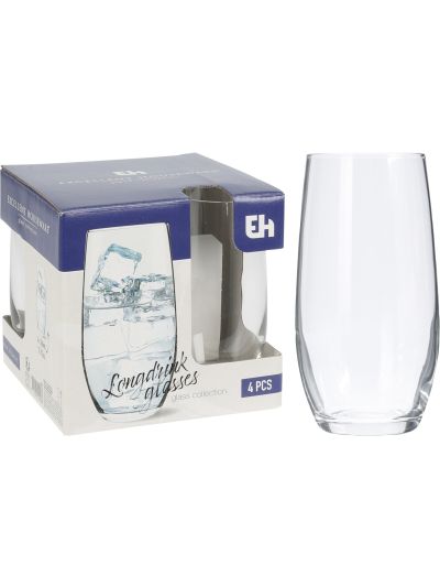 DRINKING GLASS 360ML SET 4PCS