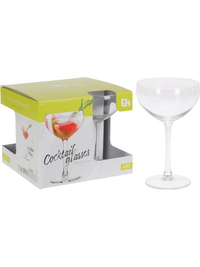 COCKTAIL GLASS 240ML SET 4PCS