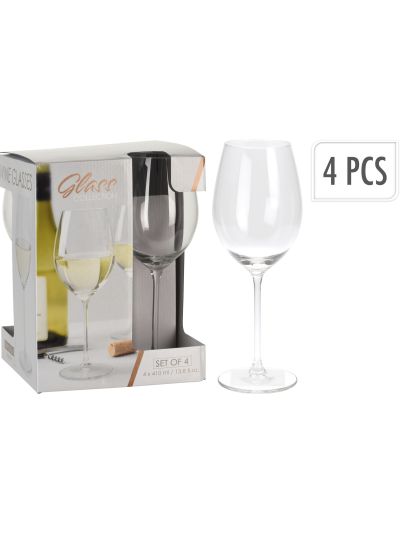 WINE GLASS 410ML SET 4PCS